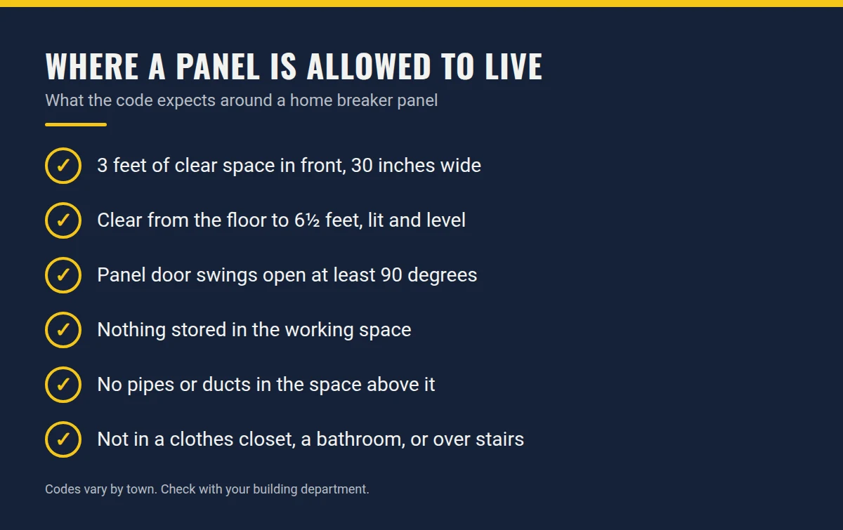 Summary card: Where a Panel Is Allowed to Live